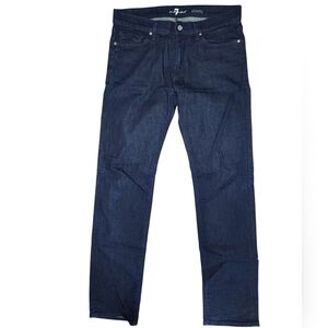 7 FOR ALL MANKIND men's slimmy jeans, size 33, darkwash